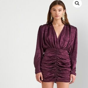 Ronny Kobo Plunge Neckline Michelle  Mini Dress